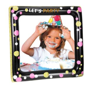 JINYONGXING Inflatable Selfie Photo Frame Photo Props Photo Booth Birthday Decoration Party Props Ideal for Bridal Shower Baby Shower Wedding Favors