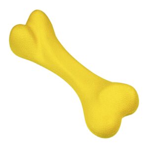 Qesonoo Dog Toys for Aggressive Chewers Dog SuperChewy Tough Dog Bone Toy for Large Medium Dogs Breed Strong Natural Rubber