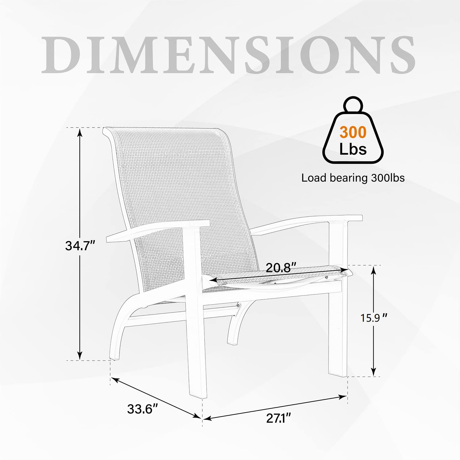 Anmutig Aluminum Adirondack Chair Deep Seating Patio Lounge Chair, Outdoor Club Chair Weather Resistant, Fire Pit Chair for Patio Porch Garden Backyard Deck (Red)