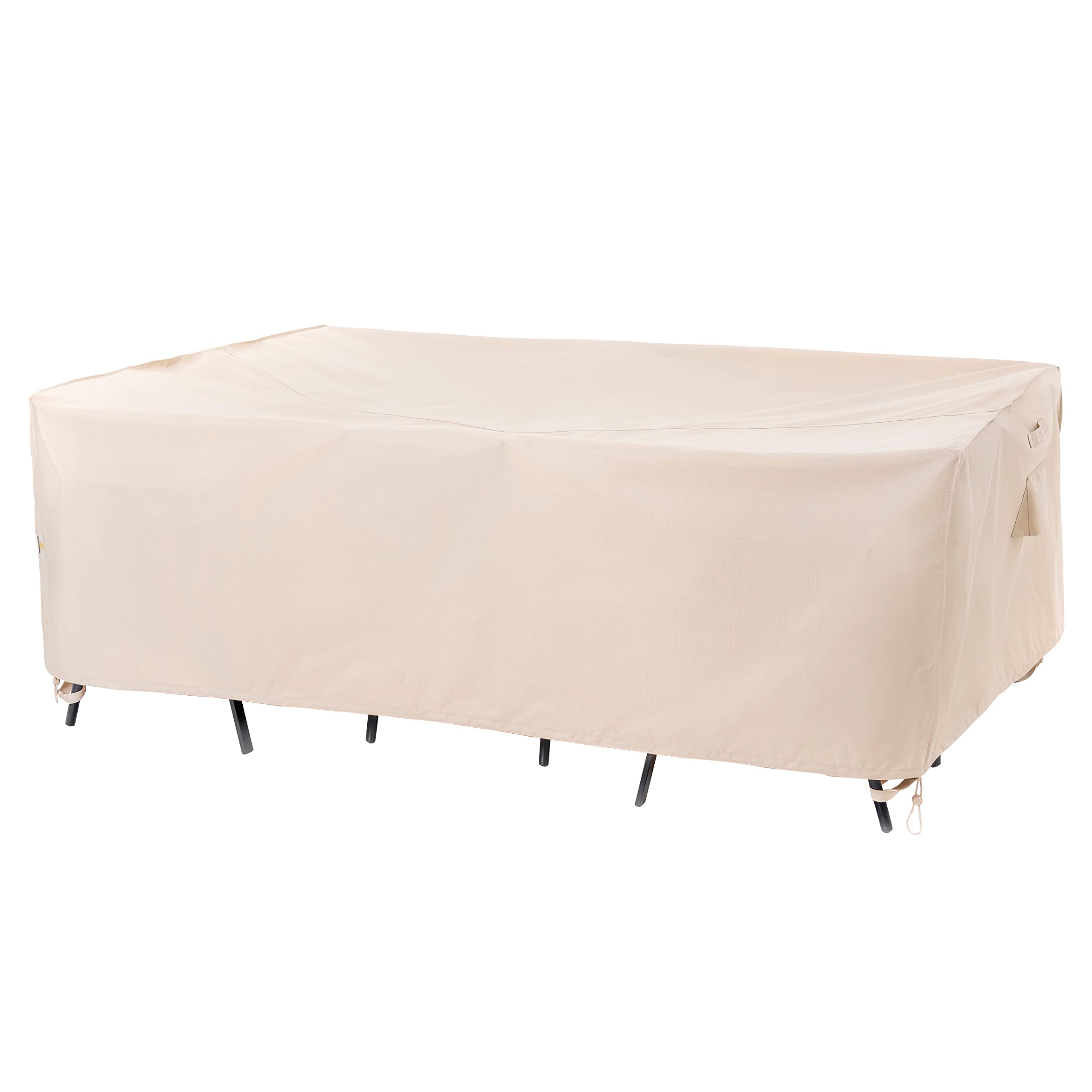 F&J Outdoors Waterproof Anti-UV Heavy Duty Rip-stop Fabric Extra Large Patio Furniture Covers, 140"x86"