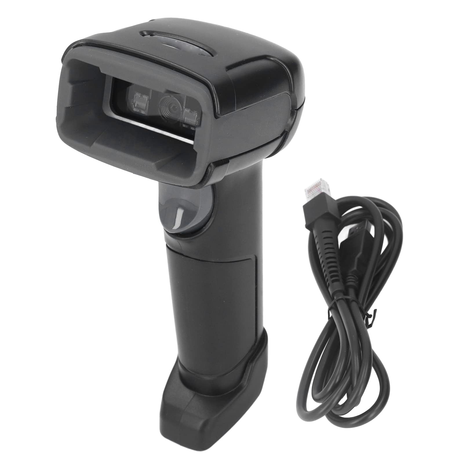 Barcode Scanner QR Code Reader OCR Function Handheld Barcode Scanner Tool for Store Logistic Retail 5V DC