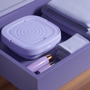 Portable Mini Washing Machine Small Washer for Baby Clothes, Underwear,Foldable Small Washer