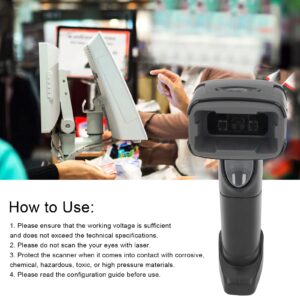 Barcode Scanner QR Code Reader OCR Function Handheld Barcode Scanner Tool for Store Logistic Retail 5V DC