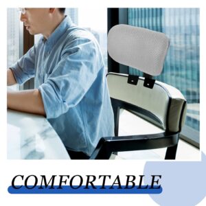 Tofficu Office Chair Headrest Attachment Computer Chair Headrest Adjustable Chair Head Cushion Head Rest for Office Chair(2.2cm Fixing Clips)