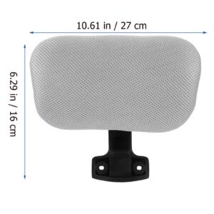 Tofficu Office Chair Headrest Attachment Computer Chair Headrest Adjustable Chair Head Cushion Head Rest for Office Chair(2.2cm Fixing Clips)