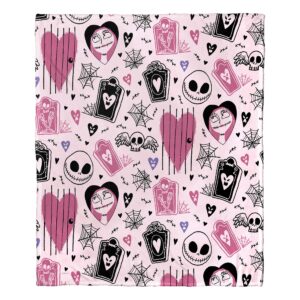 northwest nightmare before christmas silk touch throw blanket, 50" x 60", valentines pattern