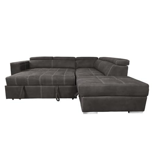 58943 Sectional, Grey