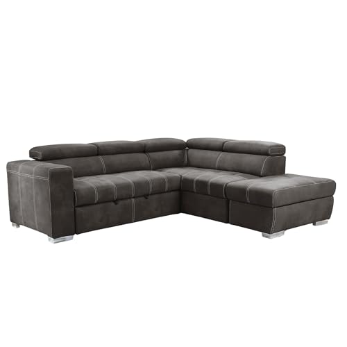 58943 Sectional, Grey