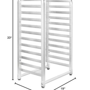 Zilker Home Premium Storage Rack for Yellow Tool Boxes - Organize Your Workspace with the Sturdy Wall Mount Tool Organizer, Utility Rack for Tools and supplies (Half Rack: 33" H x 19" W x 13" D)