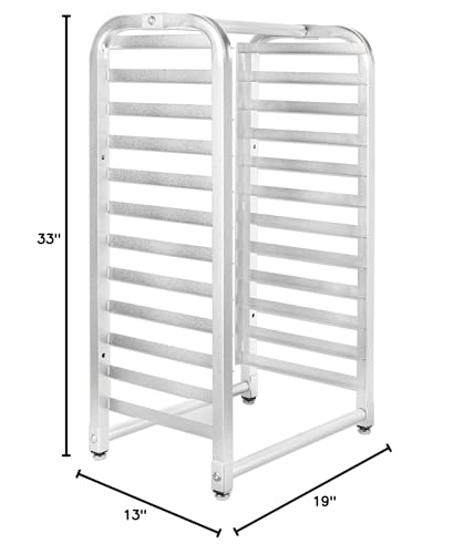 Zilker Home Premium Storage Rack for Yellow Tool Boxes - Organize Your Workspace with the Sturdy Wall Mount Tool Organizer, Utility Rack for Tools and supplies (Half Rack: 33" H x 19" W x 13" D)