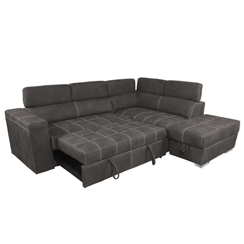 58943 Sectional, Grey