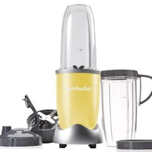 NutriBullet Pro 900 Watt Hi-Speed Blender/Mixer Twist and Blend 9-Piece Set (Yellow)