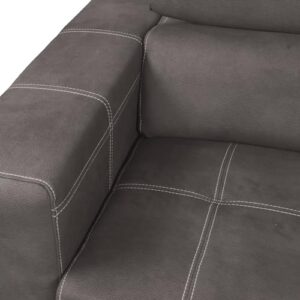 58943 Sectional, Grey