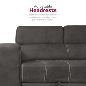 58943 Sectional, Grey