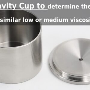 37ml Specific Gravity Cup, Stainless Steel Paint Density Cup, Densimeter Liquid Pycnometer