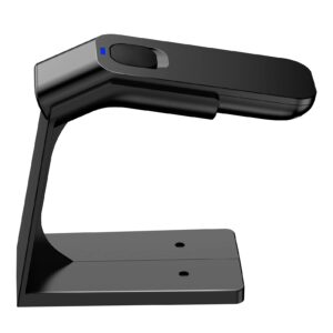 alacrity 2d barcode scanner with stand, 3 in 1 bluetooth & 2.4ghz wireless & usb wired bar code scanner, qr code scanner support windows/mac/linux for pos system sensing, store, supermarket, warehouse