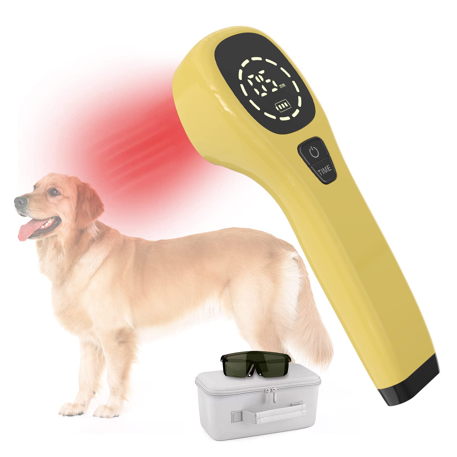 KTS Laser Therapy for Dogs,Portable Red Light Vet Device for Dogs Pets Muscle & Hip and Joint Arthritis Pain Relief,Wound Care Clear Skin Problems,Reduce Inflammation