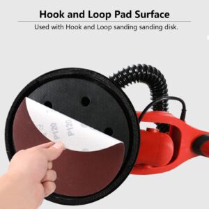 2 Pack 9 inch 6 Hole Hook and Loop Replacement Backing Pad for Orbital Sander Drywall Sander for Wall Grinding Woodworking