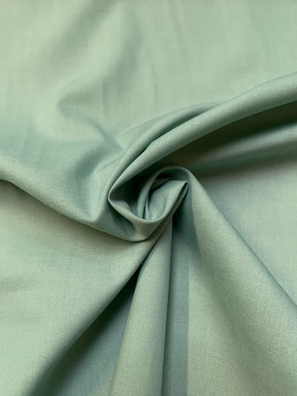 60 Inch Deep Sage Poly Cotton Broadcloth Fabric - by The Yard