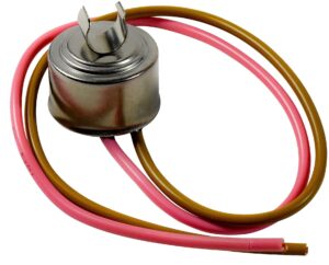 hqrp bimetal refrigerator defrost thermostat replacement compatible with whirlpool/kenmore 4387503 wp4387503 4343917 ps11742474 ps371255 2149641 2149643 2163894 2172694 61002113 ap6009317