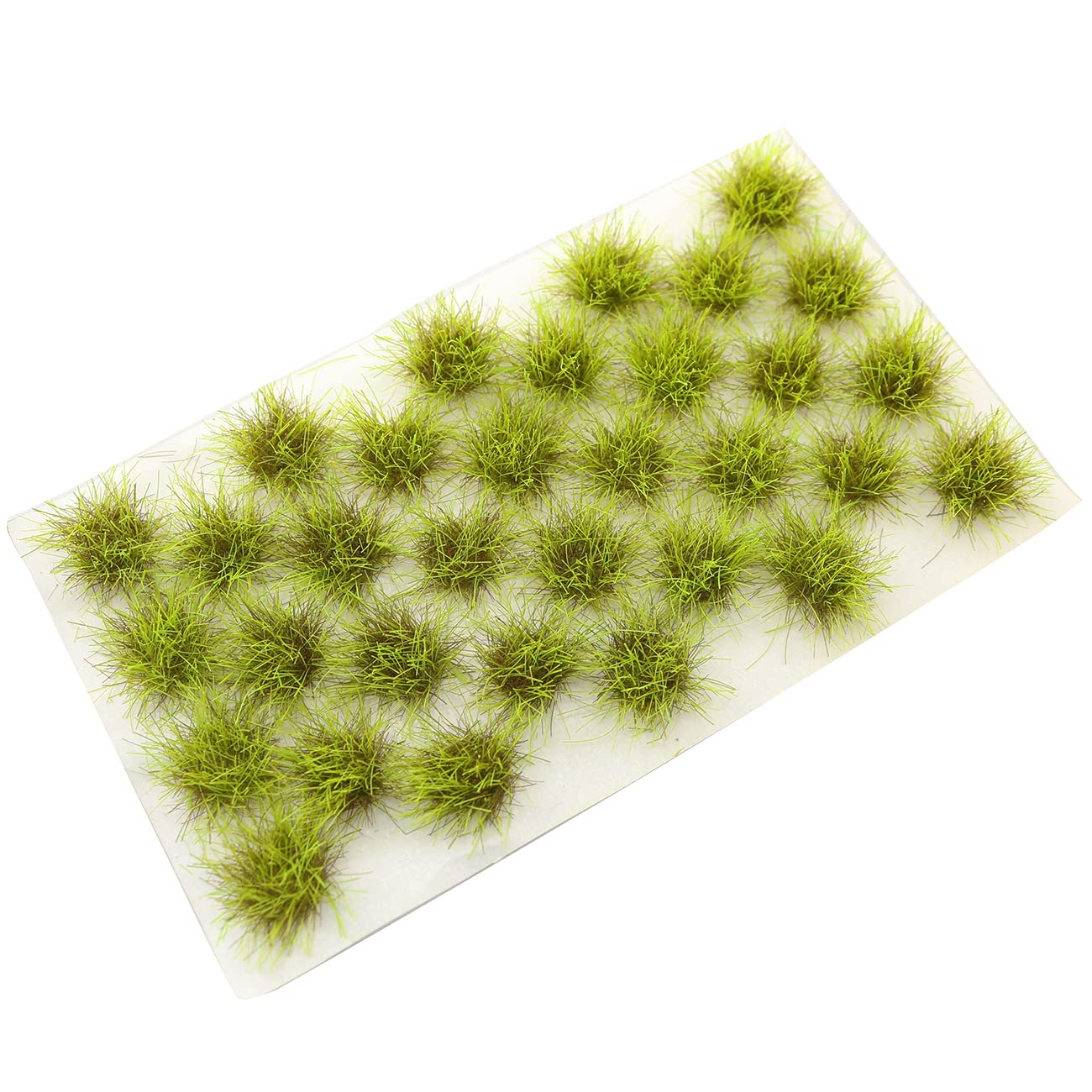 LQ Industrial Static Grass Tuft Model 8-9mm High Grass Tufts Terrain Model Kit Fake Moss Grass and Tweezers for Train Landscape Railway Artificial Grass Modeling