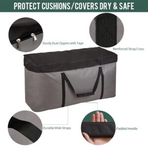 Rachmi Cushion Storage Bag (152 Gal) 60 Inch with Zipper & Padded Handle, Outdoor Oversized Heavy Duty 600D Water-resistant Moving Bag, (60"Wx20"Dx29"H, Extra Large)