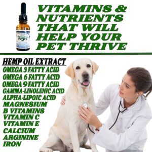 Green Planet Hemp | Free Toy | 1000MG Organic Tincture | Pet Hemp Oil for Dogs and Cats | 100% Natural and Non GMO | Offers your Pet Hip, Joint, and Muscle Support | Aids with Anxiety,Stress, and Pain