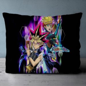 NICHIYOBI Yu Gi Anime Card Game Duvet Cover 3D Bedding Comforter Cover 3 Pcs (1 Duvet Cover +2 Pillowcases) Bedding Set (05,Queen-90x90in+20x30in*2)