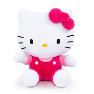 Hello Girly Mini Pillow Buddy and 46 Inch x 60 Inch Super Soft 2 Piece Blanket Set for Kids - Official Hello Kitty Product