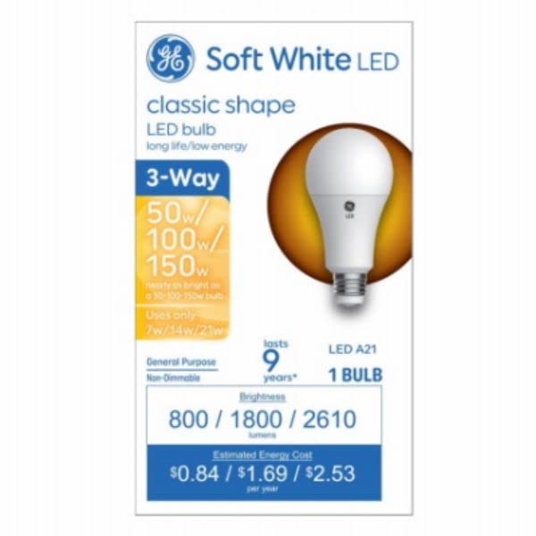 GE Lighting 114587 7-32W LED A21 Bulb