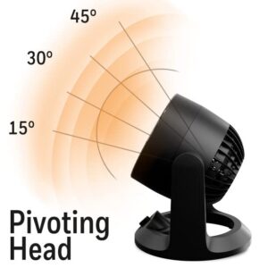 Honeywell Turbo Force 2-in-1 Personal Fan and Heater with 4 Settings Adjustable Head Up to 45° Overheat Protection HHF540 (Refurbished)