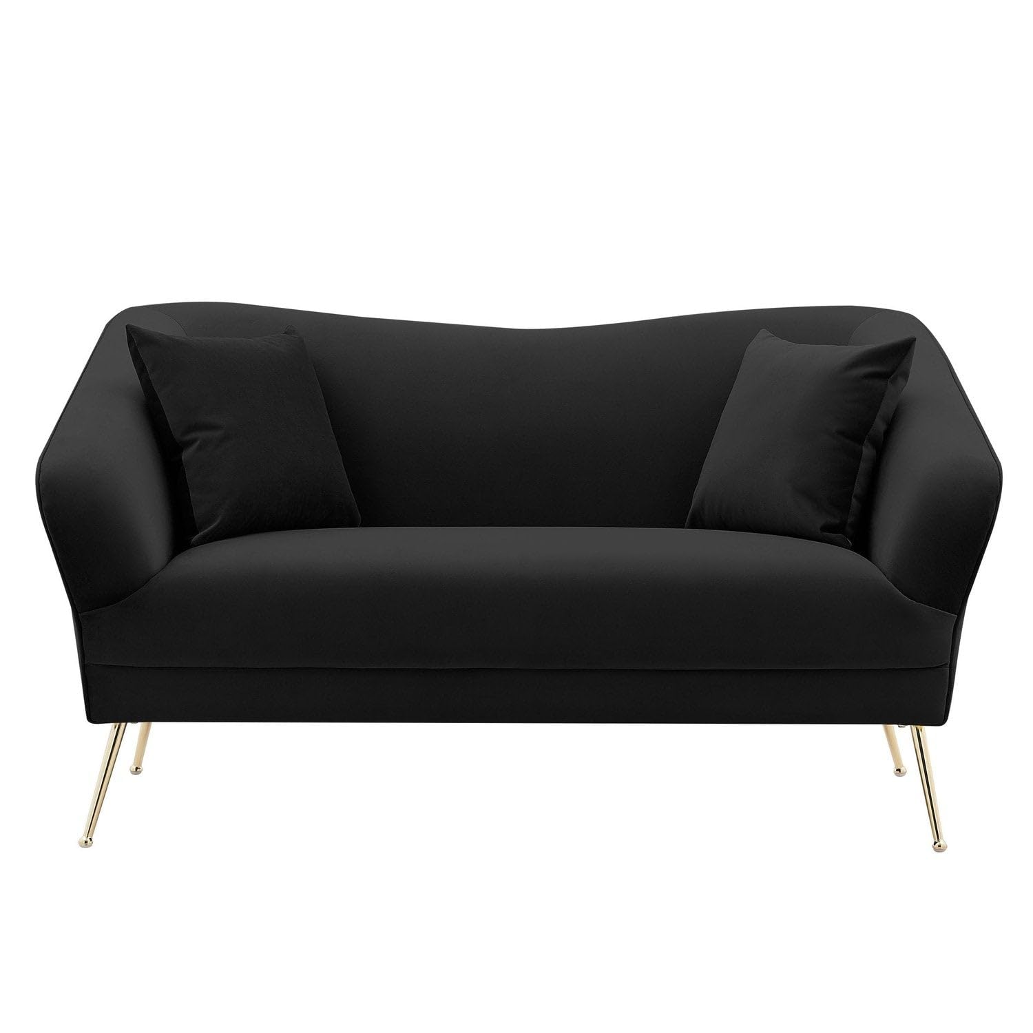 Iconic Home Potter, Loveseat, Black