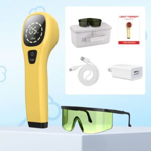 PUPCA Portable Red Light Therapy for Dogs, Handheld Cold Laser Therapy Vet Device & Infrared Light Therapy for Pet, Light Therapy for Pain Relief, Muscle & Joint Pain from Dog Arthritis