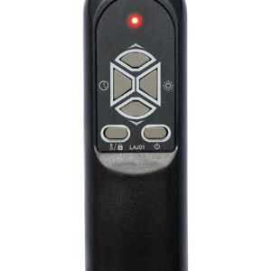 Replacement Remote Control for Lifesmart LS-4W1500-X LS-6DMIQH-X LS-8WIQH-LB-IN Portable Electric Infrared Quartz Indoor Medium Room Space Heater