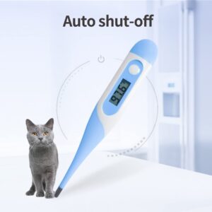 CONTEC Pet Thermometer for Accurate Fever Detection,Suitable for Cats/Dogs/Veterinarian, Waterproof Pet Thermometer,Digital Pet Thermometer with Beep