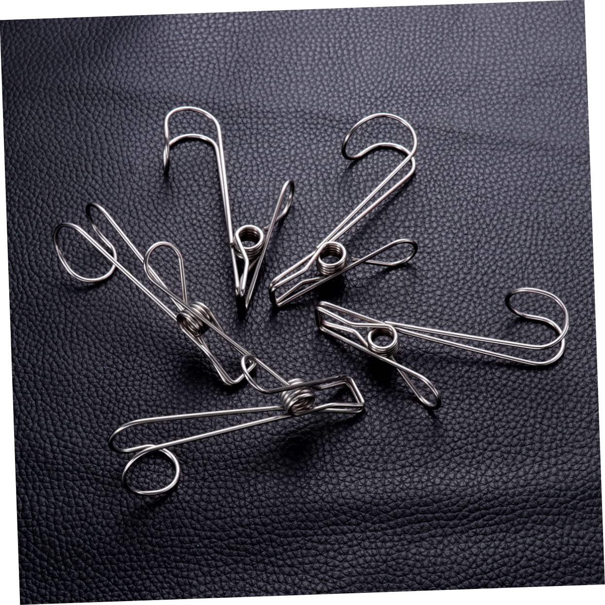 NOLITOY Stainless Steel Clothes Pegs 10pcs Stainless Steel Clothes Metal Clips Stainless Steel Clips Stainless Steel Pegs Clothes Pegs Elastic Multifunctional Clothes Pegs