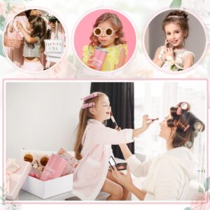 Sieral 16 Pcs Flower Girl Gift Flower Girl Tumbler with Straw Bridesmaid Gifts Flower Girl Proposal Box Bow Canvas Bag Sunglasses Hair Scrunchies Hair Clips Proposal Card for Wedding Birthday Party