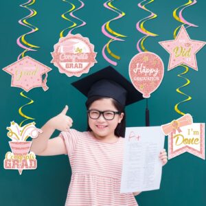 She Believed She Could So She Did Banner Graduation Party Decorations 2024 College Graduation Decorations She Believed She Could Party Decor (rose gold)