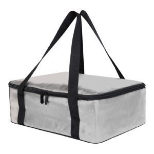 musbus Insulated Casserole Carrier Bag - Casserole Dish Carrier, Hot & Cold Food Carry Bag Potluck Parties, Lasagna Holder Tote for Picnics,Beaches,Traveling or Gifts, Fits 9”x13” Baking Dish