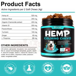 Uruses Calming Chews for Dogs, Dog Calming Chews - Anxiety Relief Treats. Helps with Dog Anxiety and Stress, Avoid Shock, Storm Anxiety, Separation, Barking, Peking Duck Flavor-11.6 oz