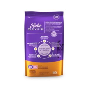 HALO Elevate Dry Dog Food, Grain Free Chicken Recipe, Small Breed, 3.5lb