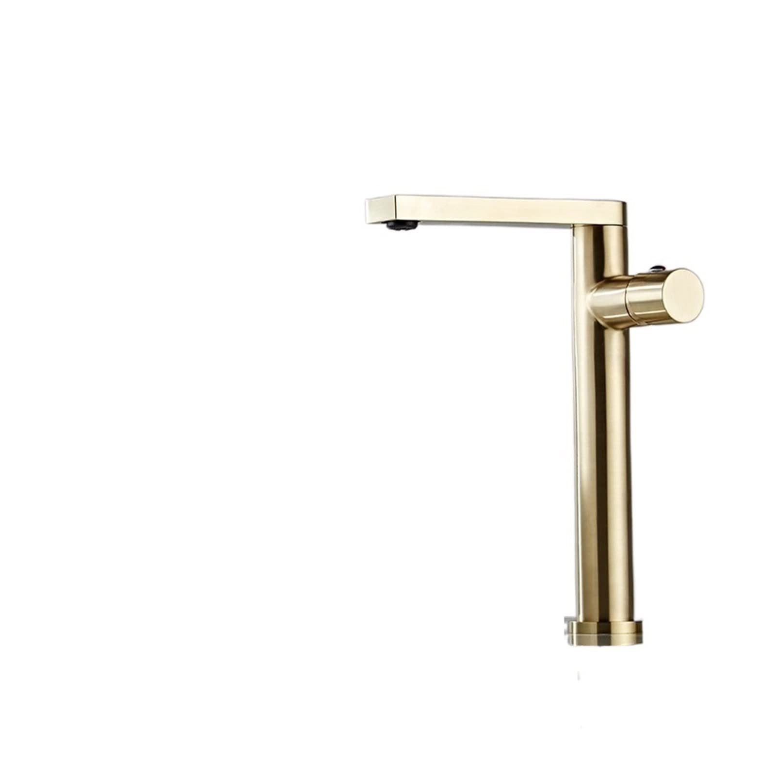 TOCOCO Basin Faucet Waterfall Bathroom Faucet Single Handle Basin Mixer Faucet Bathtub Antique Faucet Brass Sink Gold Black Faucet (Color : Antique-high)