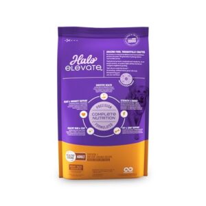 HALO Elevate Dry Dog Food, Healthy Grains Chicken Recipe, 3.5lb