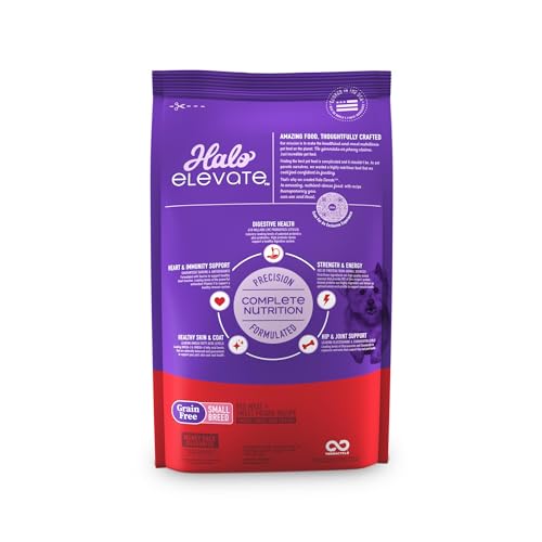 HALO Elevate Dry Dog Food, Grain Free Red Meat Recipe, Small Breed, 3.5lb