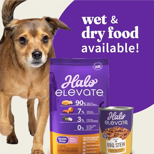 HALO Elevate Dry Dog Food, Grain Free Chicken Recipe, Small Breed, 3.5lb