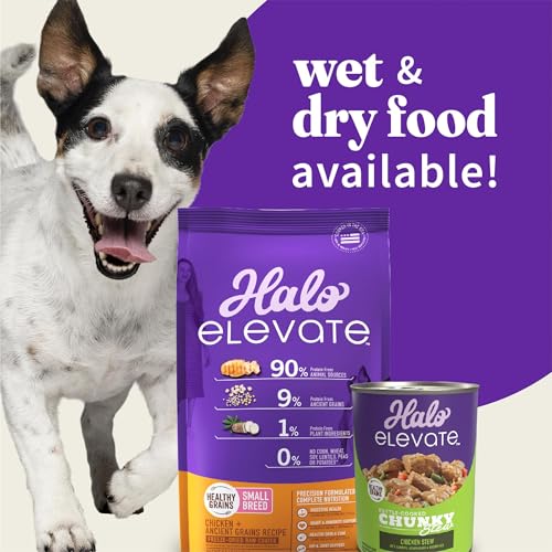 HALO Elevate Dry Dog Food, Healthy Grains Chicken Recipe, Small Breed, 3.5lb