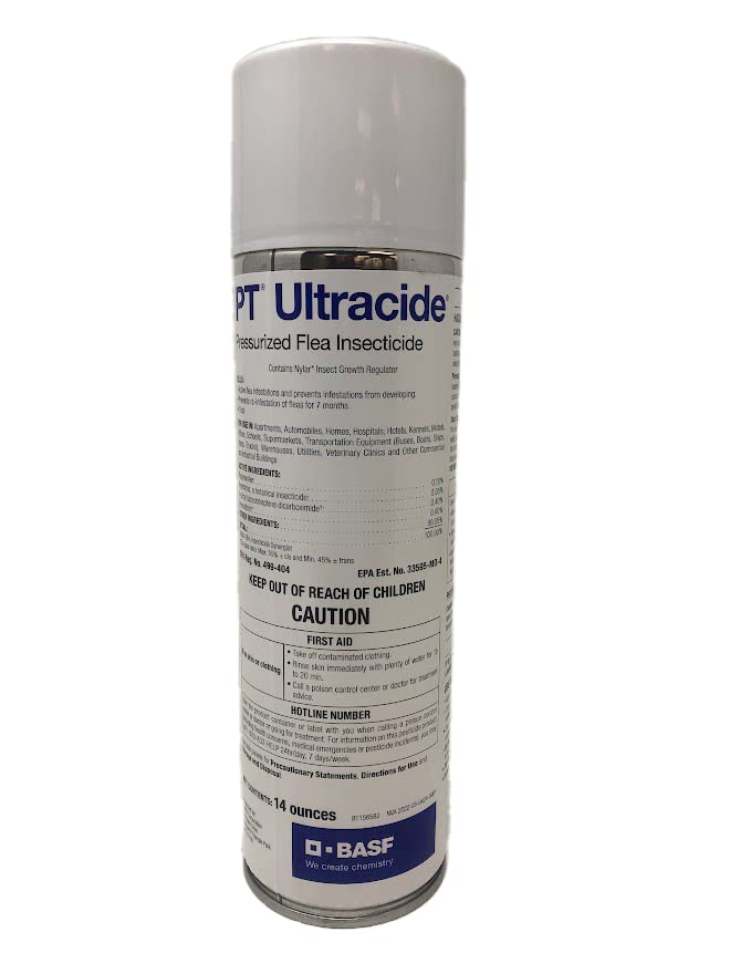 BASF 671858 PT Ultracide Pressurized Flea Insecticide, 14oz