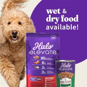 Halo Elevate Dry Dog Food, Grain Free Red Meat Recipe, 3.5lb