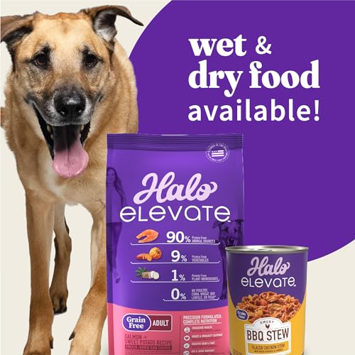 Halo Elevate Dry Dog Food, Grain Free Salmon Recipe, 20lb