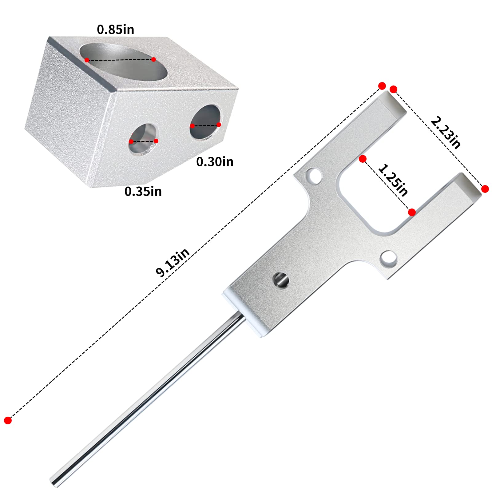 Vanshly Metal Toggle Drive Connector and Clevis Mount Power Recliners Fits La-Z-Boy/Lazy boy Power Recliner Parts, Fits All L-Z-Boy Power Recliners